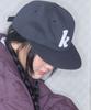 Kiibi K-Logo Applique Cap Black