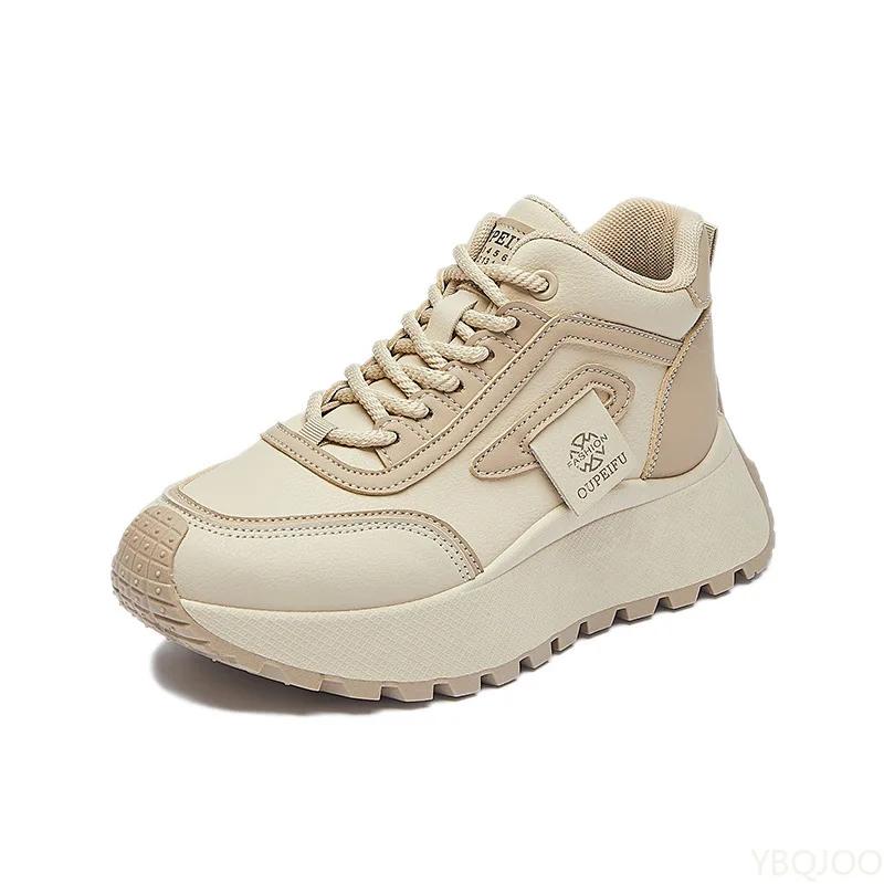 New Women's Spring Fashionable Versatile Running Sports Shoes Thick Bottom Increased Height Casual Comfortable women shoes Comfortable Soft Sole Non s