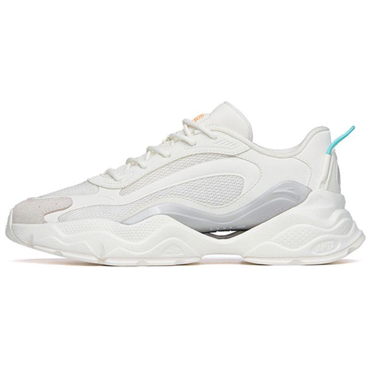 Anta Millennium Textile, Synthetic Leather Cushioning Slip Resistant Abrasion Resistant Low top Casual Shoes Women's 122228890-5