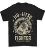 Unisex Shirt Cotton Oversize Large Size New Camiseta Masculina De Jiu Jitsu Fighter Mixed Martial Arts M