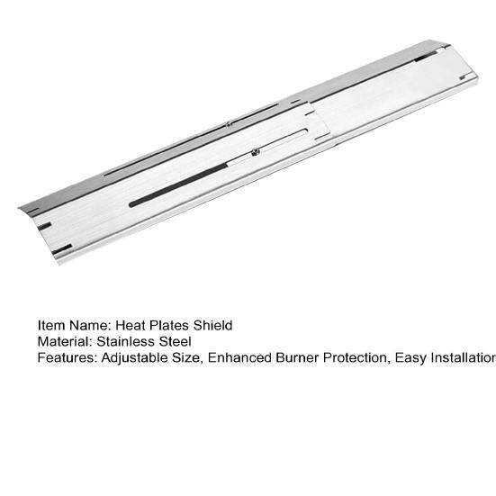 Varmeplater Skjold for Charbroil Grill Justerbare Flammetemmere Brennerdeksler Universelle Reservedeler for De fleste Gassgriller