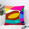 Home Decor Colorful Abstract Geometric Pattern Pillow Cover Pattern Cushion Cover Suitable for Sofa Bedroom Car Pillow Cover