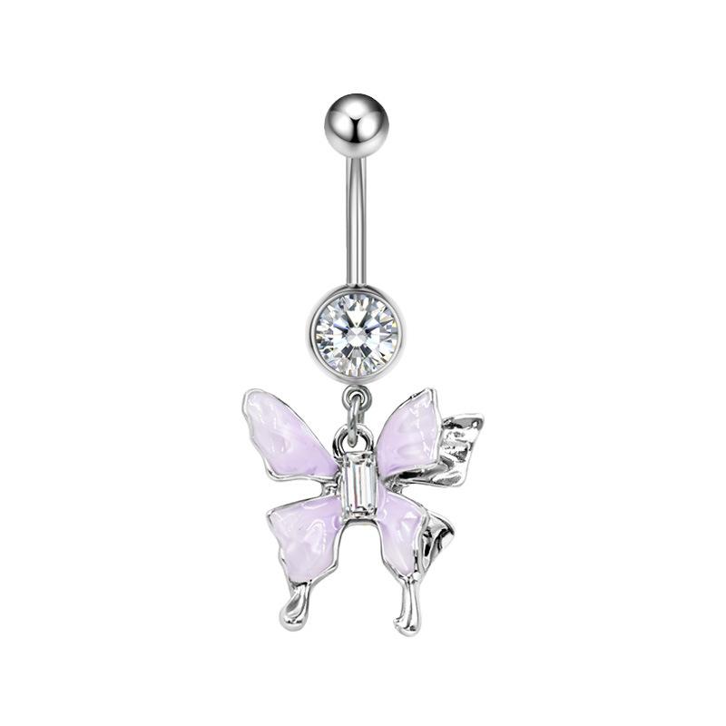 Gaibei Trendy Moon Butterfly Belly Button Ring