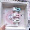 Cute Miffy Oval Hair Clip - Sweet Cartoon Side Bangs Accessory