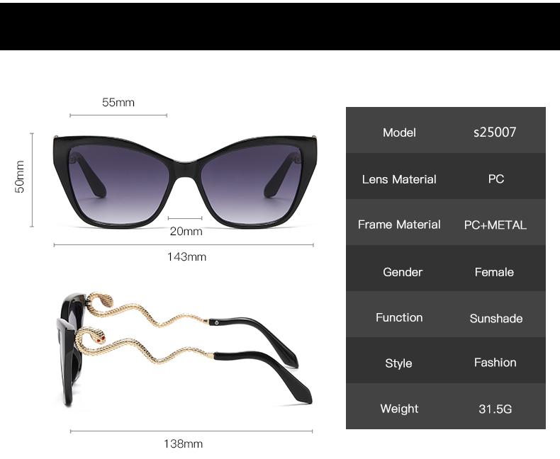 3 Pack Fashion Cat Eye Sunglasses Women Large Frame Stylish Gradient Outdoor Shades Eyewear Punk Unisex Shades UV400 Sunglasses