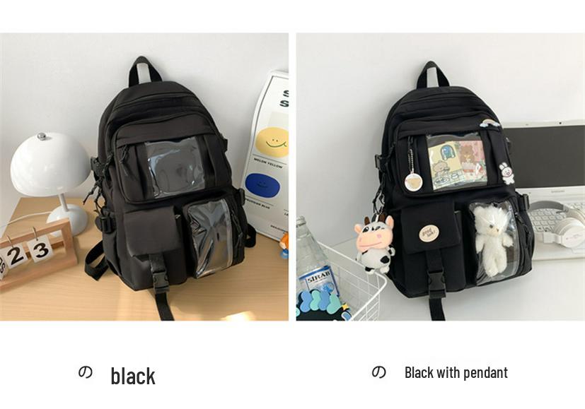 Stylish Large-Capacity Backpack for Junior High & High School Students