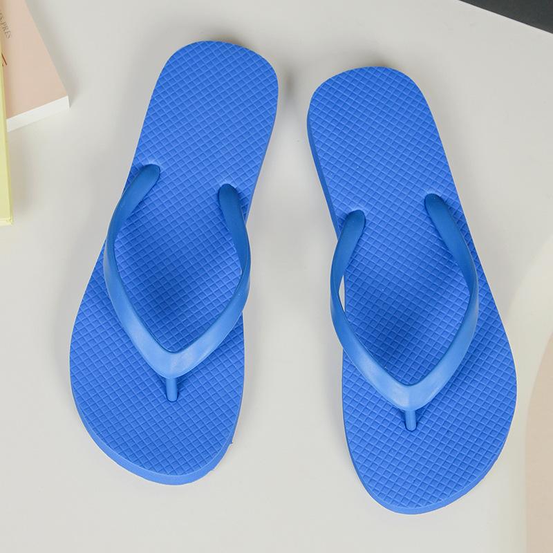 Beach Flip-flops Cool Slippers Women's Fashion Solid Color Versatile New Simple Classic Soft Bottom Summer Flip-flops Women