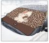 Thickened Cartoon Winter Car Windshield Snow and Sun Cover