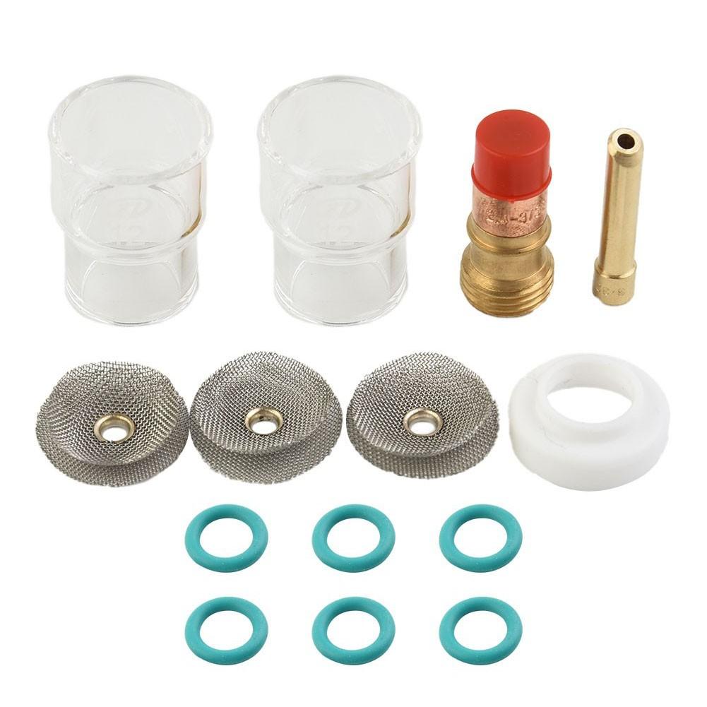 

20 мм x 4 мм Экран TIG Сварочная горелка Цанговый корпус Электрод Медь