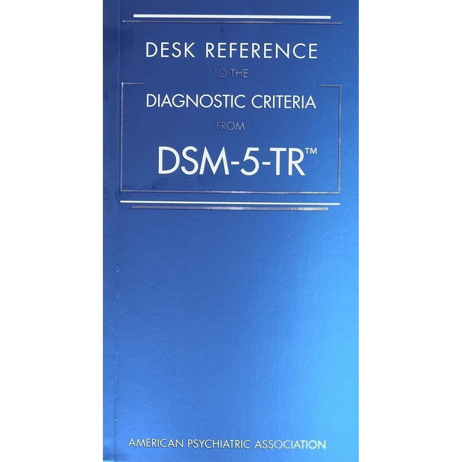 DSM 5 TR™DESK REFERENCE Paperback UKN737