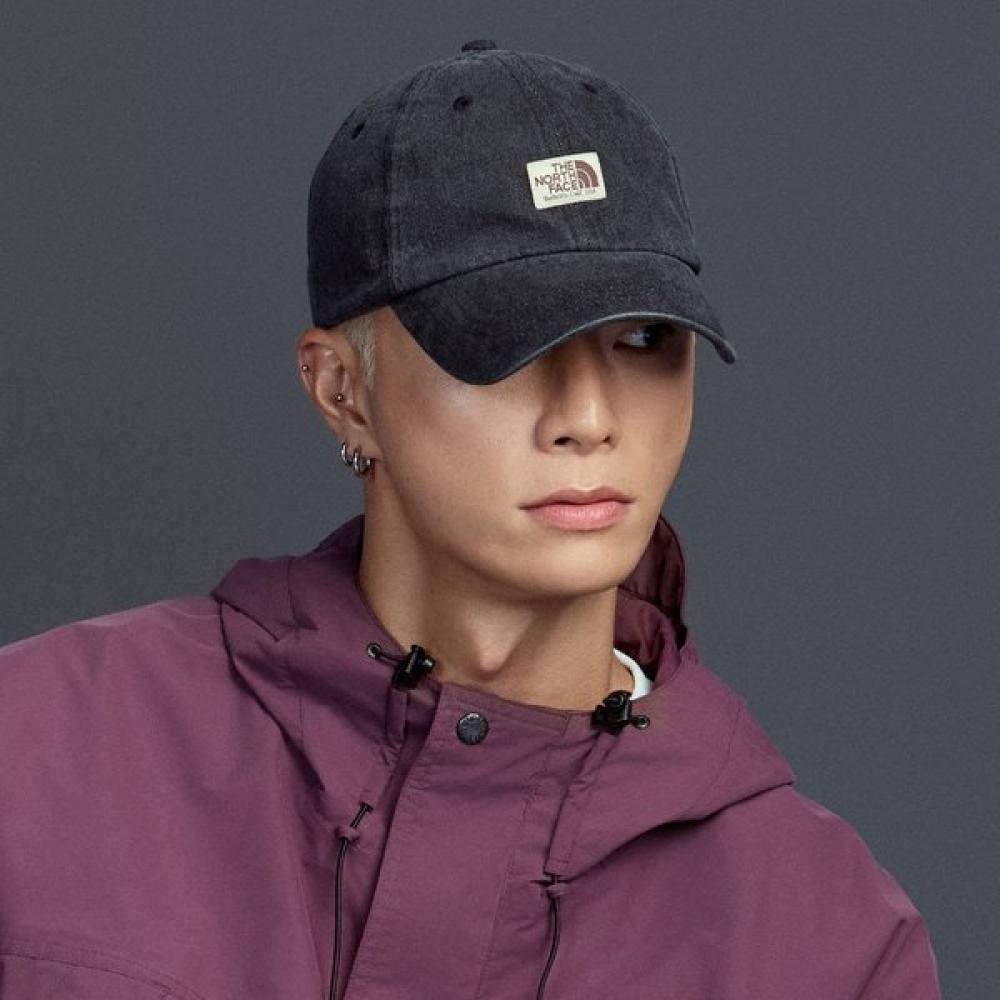 The North Face Denim Standard Ball Cap Jet Black Ne3cr51m JET BLACK/ONE