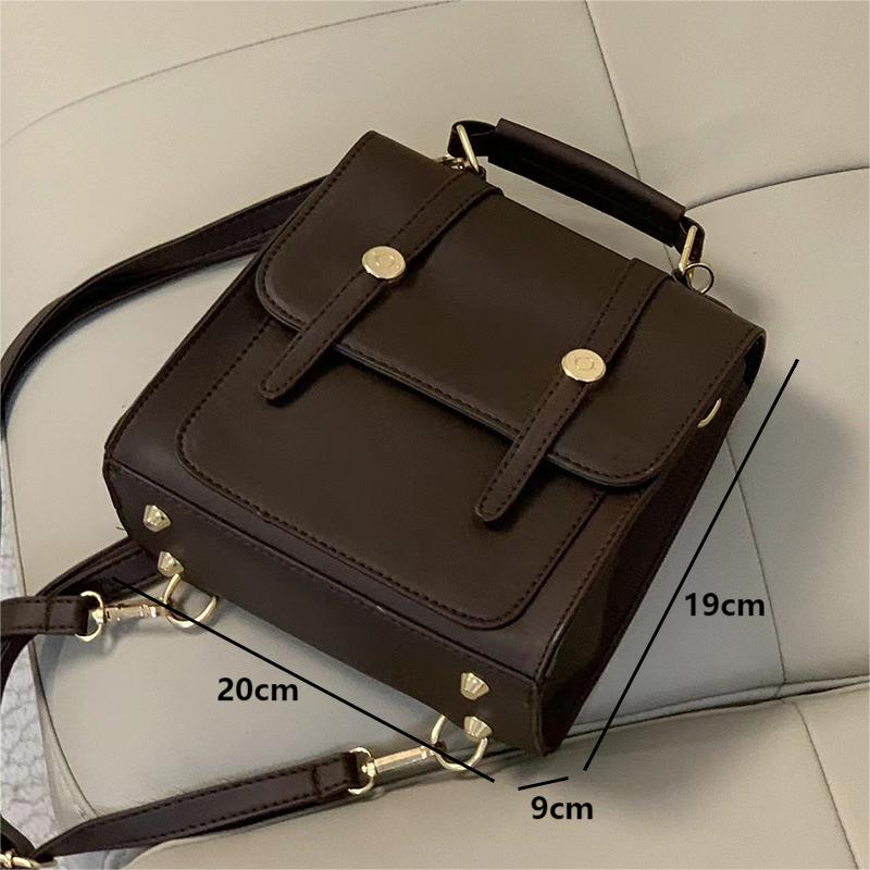 Fashion Women's Backpack Casual Large Capacity Leather Shoulder Bags High-quality Commuter Handbags Vintage Leather School Bags