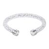 Weißer Kristall Einzelring Weiches Armband Damen Armbänder 5255899