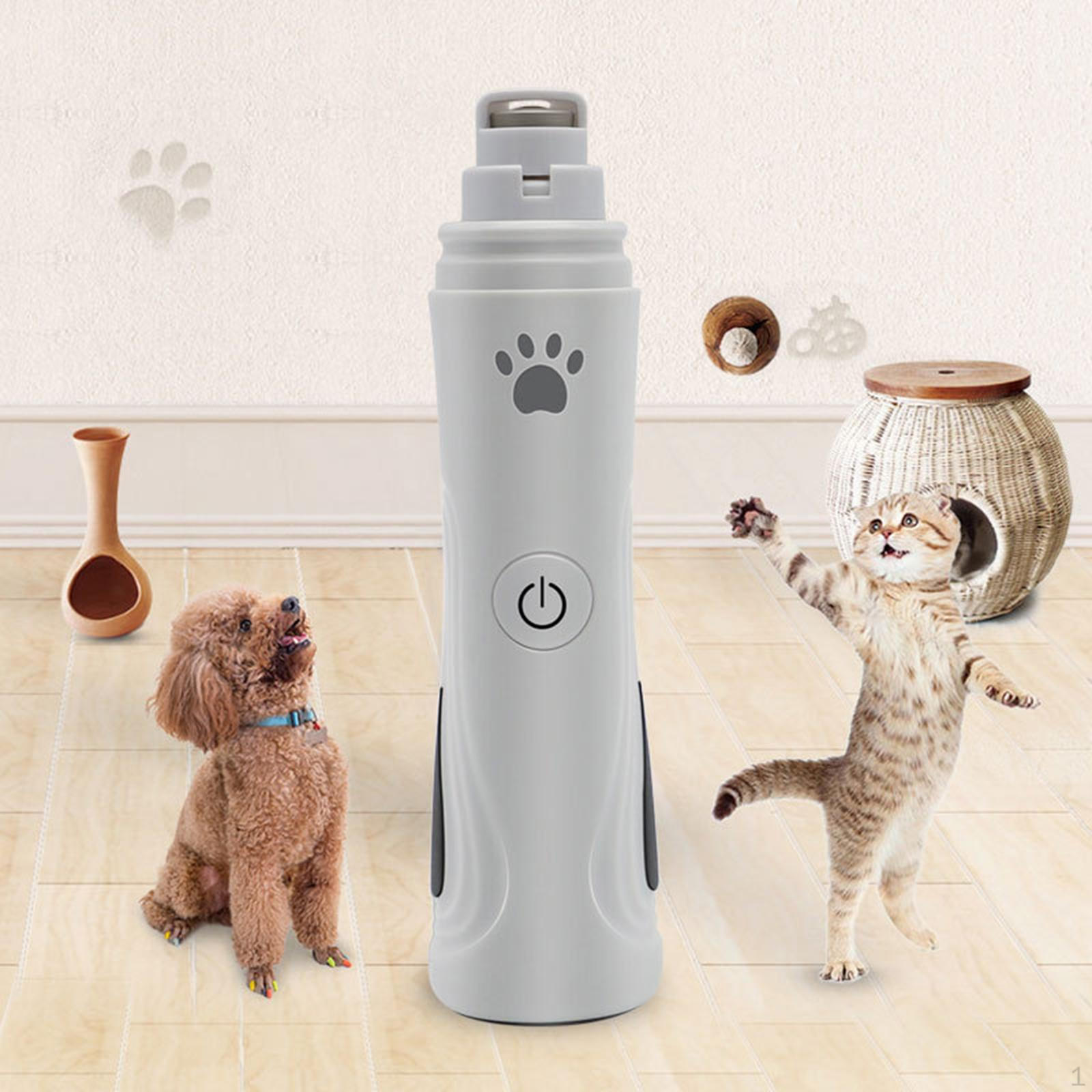 

Dog Cat Pet Nail Trimmer Rechargeable Quiet Painless File Claw Care for Dogs and Cats