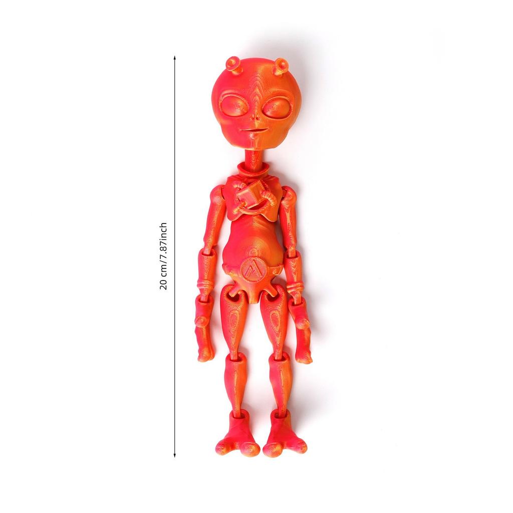 New 3D alien ornament joint movable creative Halloween model gift stall tide play trend