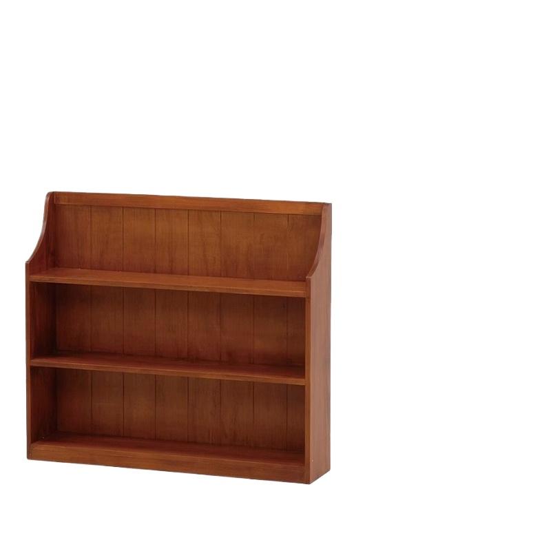 Modern Minimalist Bookshelf  Multi-Layer Solid Wood Storage, Floor Standing Organizer, Large Capacity Bookcase  for Home Use
