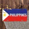 Aluminum Metal Sign - Vintage Philippines Flag Design,Waterproof & Dustproof Indoor/Outdoor Wall Art Decor for Home, Office, Bar