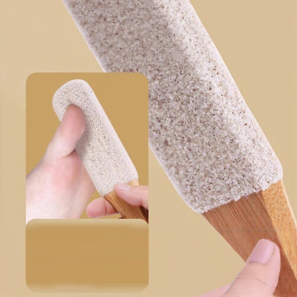 Ergonomic Handle Foot Exfoliator Wooden Rasp Lightweight
