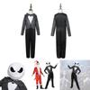 Jack Skellington Cosplay Kostüm Halloween Party Outfit für Jungen