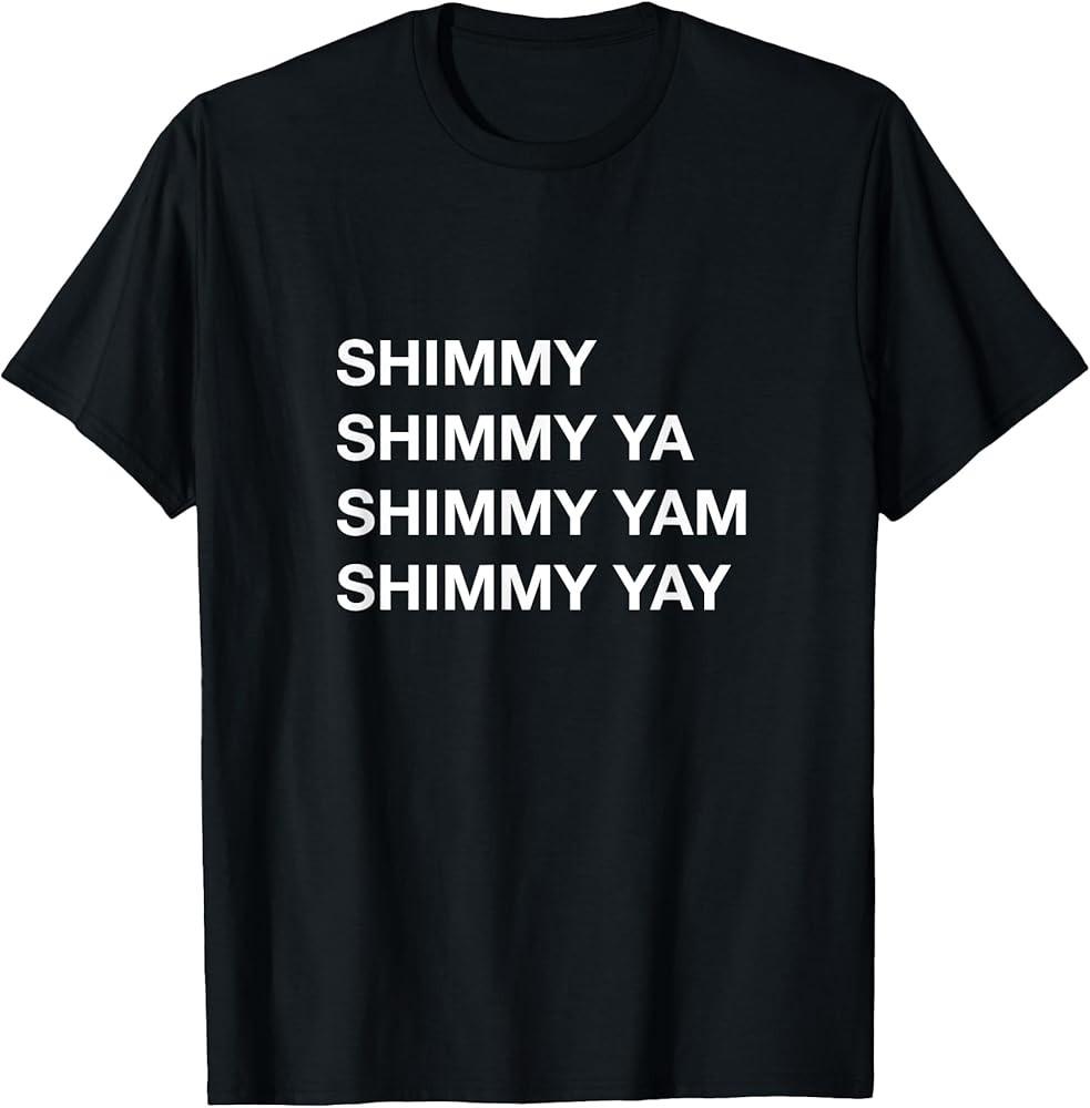 Shimmy shimmy  Hiphop TShirt Oldschool Rap Tee 90s Music TShirt Unisex T-Shirt S