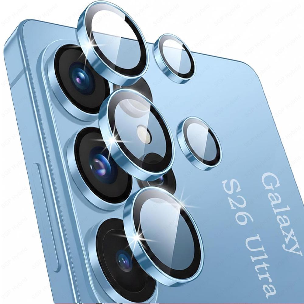 For Samsung Galaxy S26 Ultra S26 Metal Rings Camera Lens Protector Cover Protector Easy Install Camera Lens Protector Glass 4