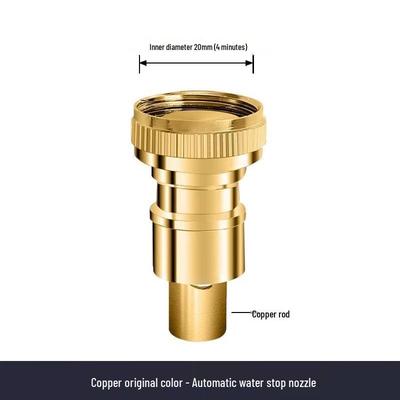 TLXT Washing Machine Faucet Adapter with Auto-Stop Nozzle