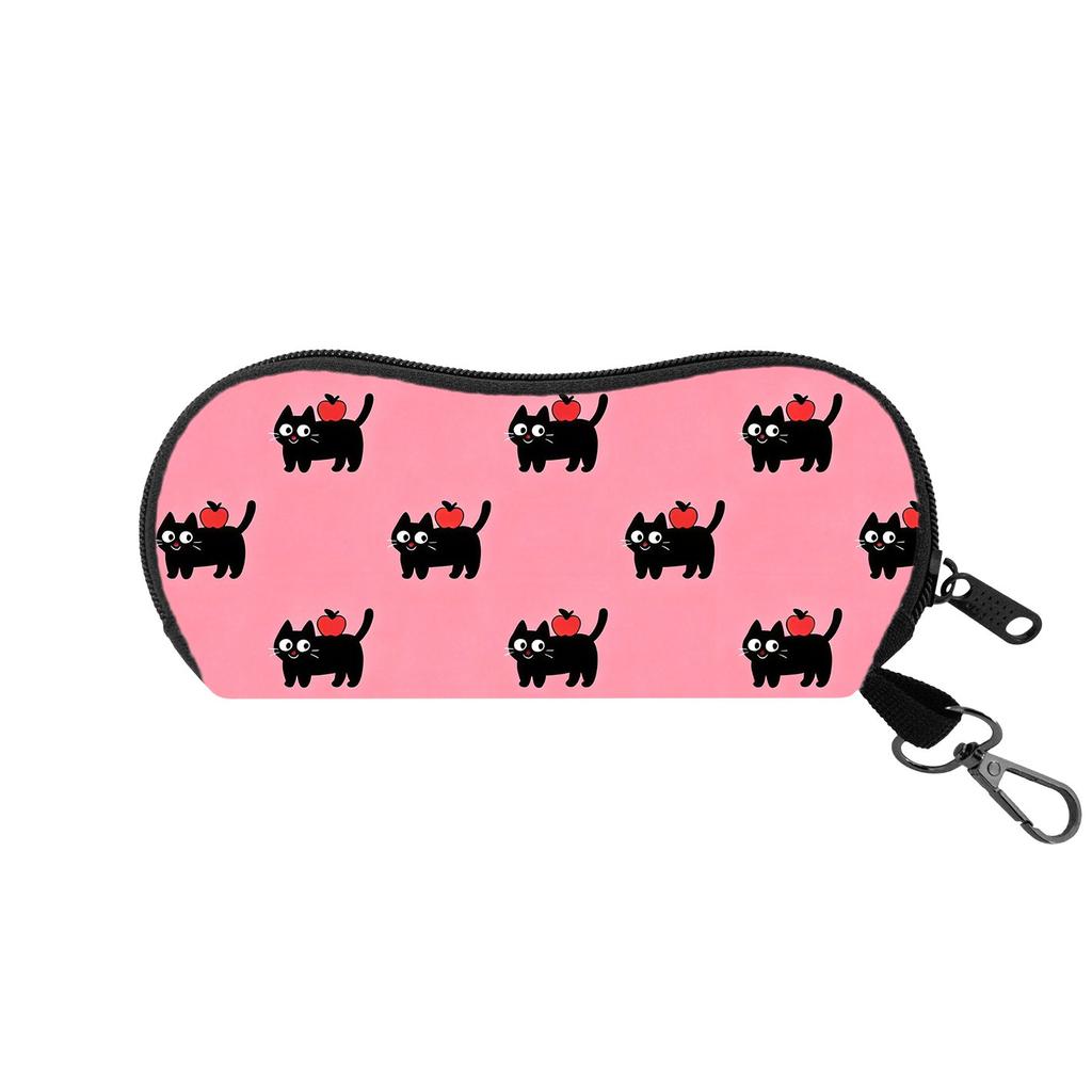 Eyeglasses Case Vibrant Travel Glasses Case Sunglasses Pouch  Glasses Holder With Carabiner For Keychains Travel Gift For