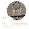 10 Stück Traumfängerringe 23 cm Durchmesser Bambus Holz Runde Bastelringe DIY Wandbehang Zubehör für Mandala Heimdekoration