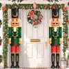 Christmas Nutcracker Shaped Door Couplet Navidad Natal Noel Wall Hanging Merry Christmas Decorations For Home 2025 New Year 2025