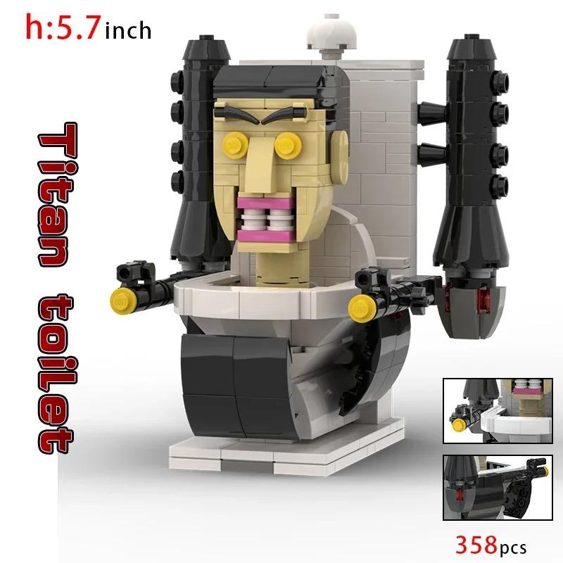 MOC Skibidi Toilet Stavebnice Pro Děti Titan Cameraman Speakerman Model Klasické Hračky Pro Kluky Narozeninové Vánoční Dárky