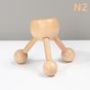 1 Pcs Neck Back 3/4-Leg Massage Roller Wooden Head Scalp Massager Octopus Claws Relax Spa Tools For Hair Growth Stress Relief