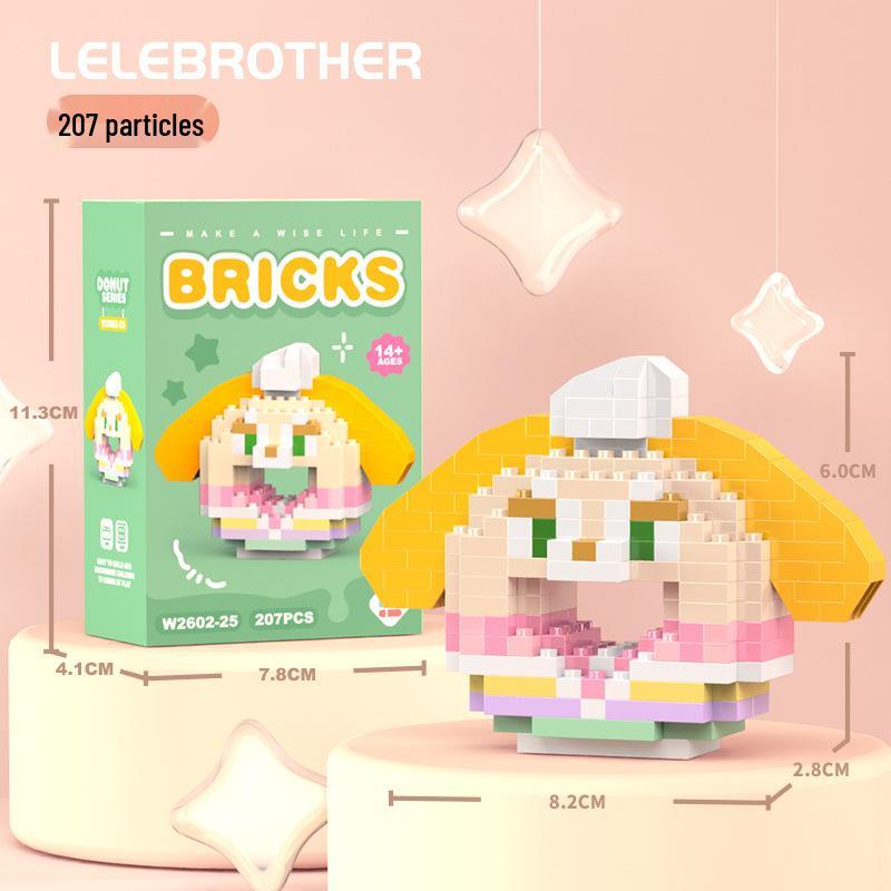 Compatible Lego Micro Building Block Cartoon Figurines - Children's Educational Desktop Toys