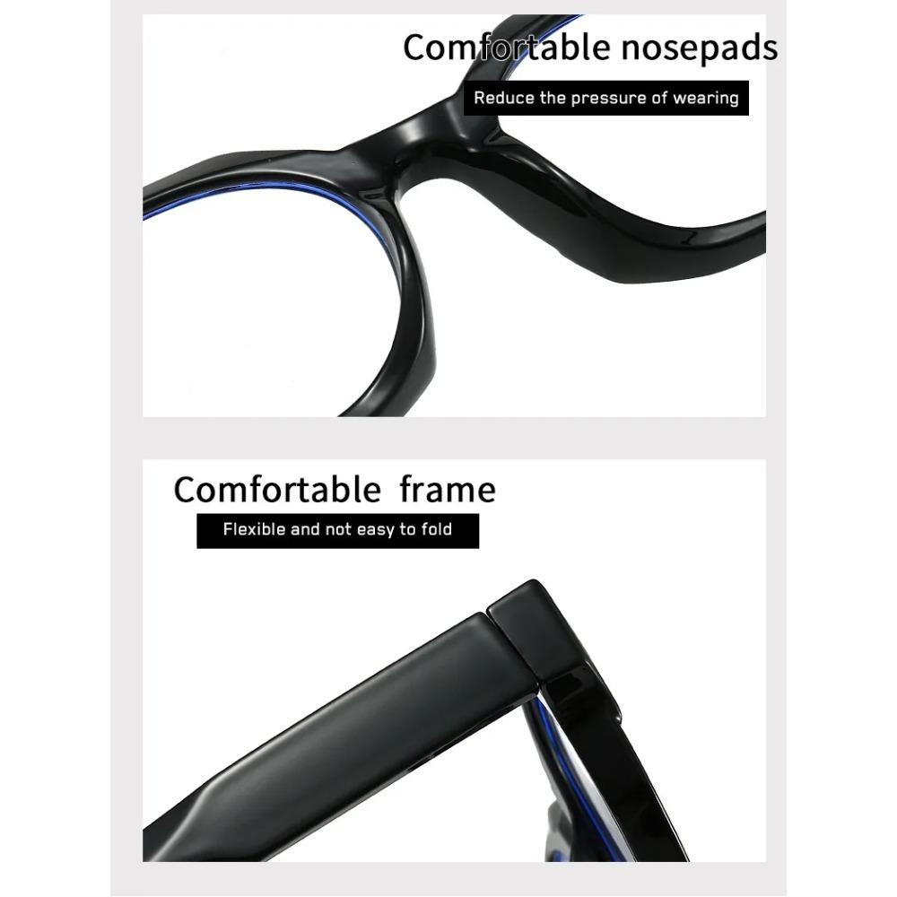 Men's Irregular Anti-blue Light Presbyopia Glasses Fashionable Polygonal Luxury Designer Eyeglasses Comfortable Eye Protection