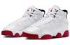 Jordan 6 Ringen Wit University Rood GS 323419-160