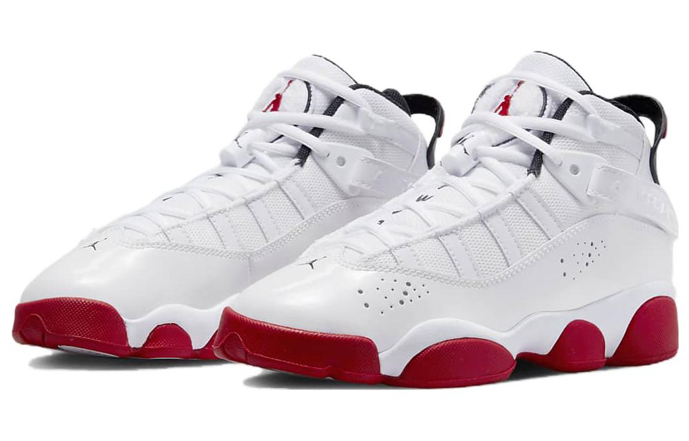 Jordan 6 Ringen Wit University Rood GS 323419-160