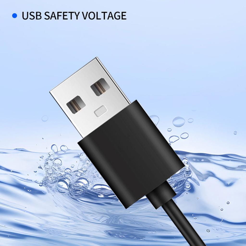 Small Aquarium Cooling Fan USB FishTank Clip On Cooling Fan Water Plant Cool Low Noise Marine Aquarium Clip Type