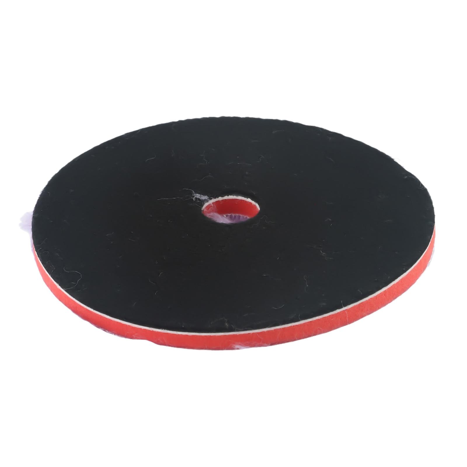 

Wool Polishing Pad for Car Paint with Sponge Foam Base Compatible with For Buffer Polisher for Waxing and Polishing China Mainland