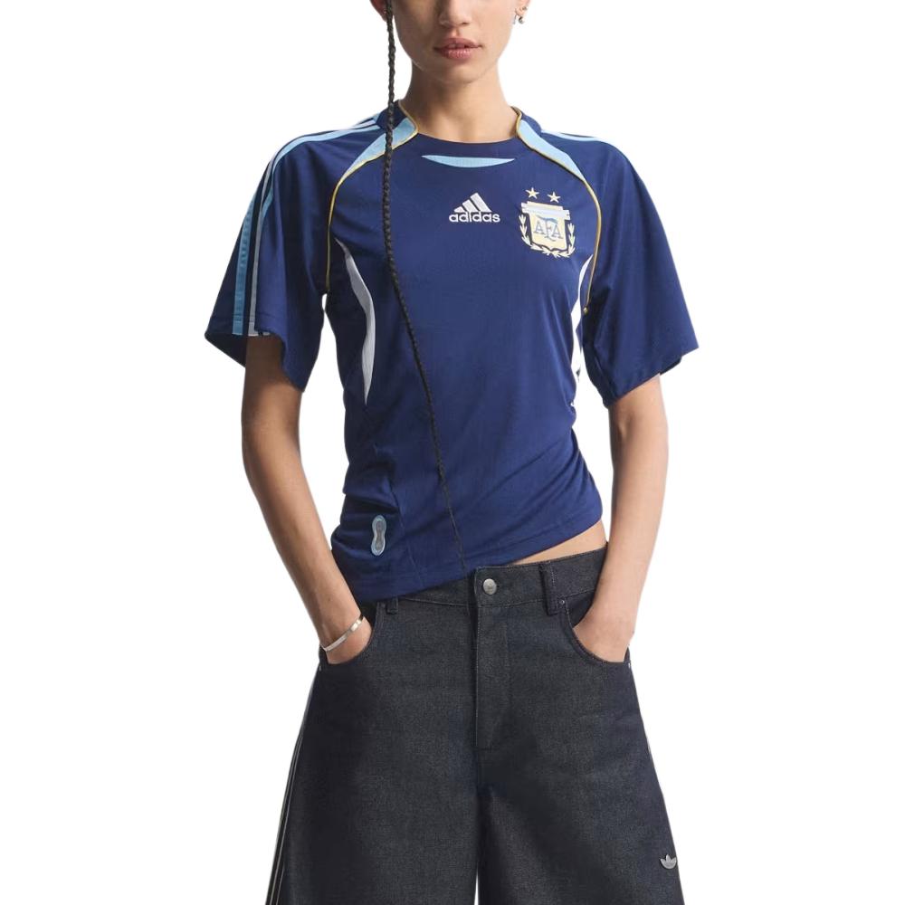 

Adidas Argentina Replica Return Slim Fit Crew Neck Knit Short Sleeve Football Shirt Women tops KE2289 S
