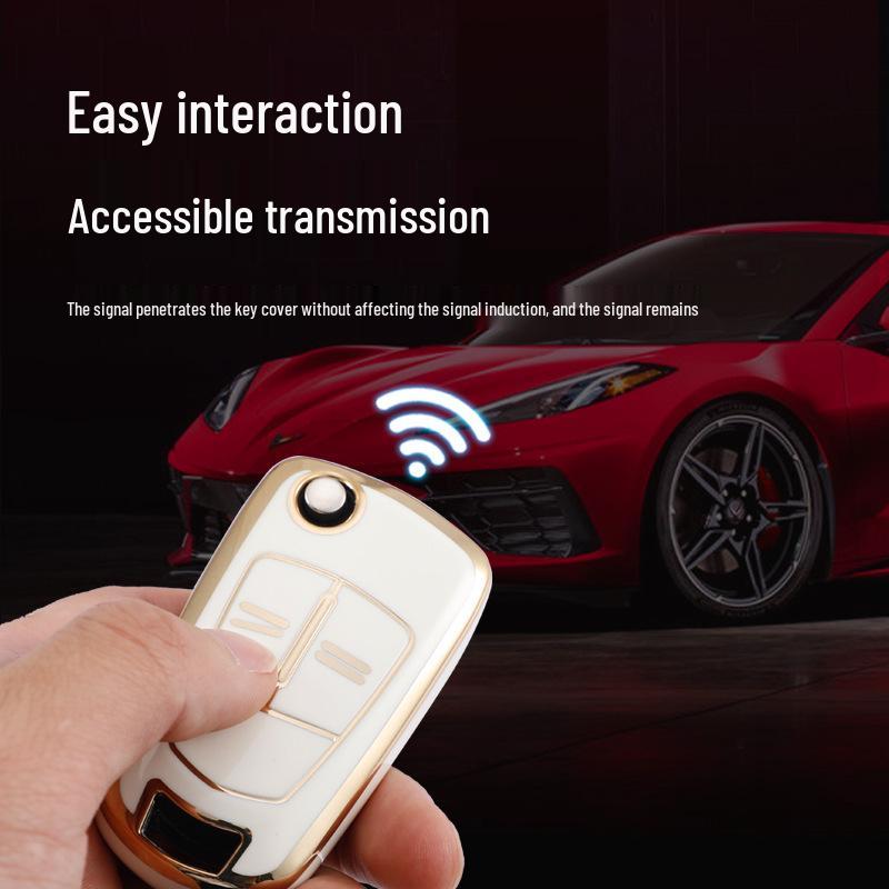 Opel Antara Zafira Vectra Key Cover (2010-2013 Models) - Golden Edge Protective Case