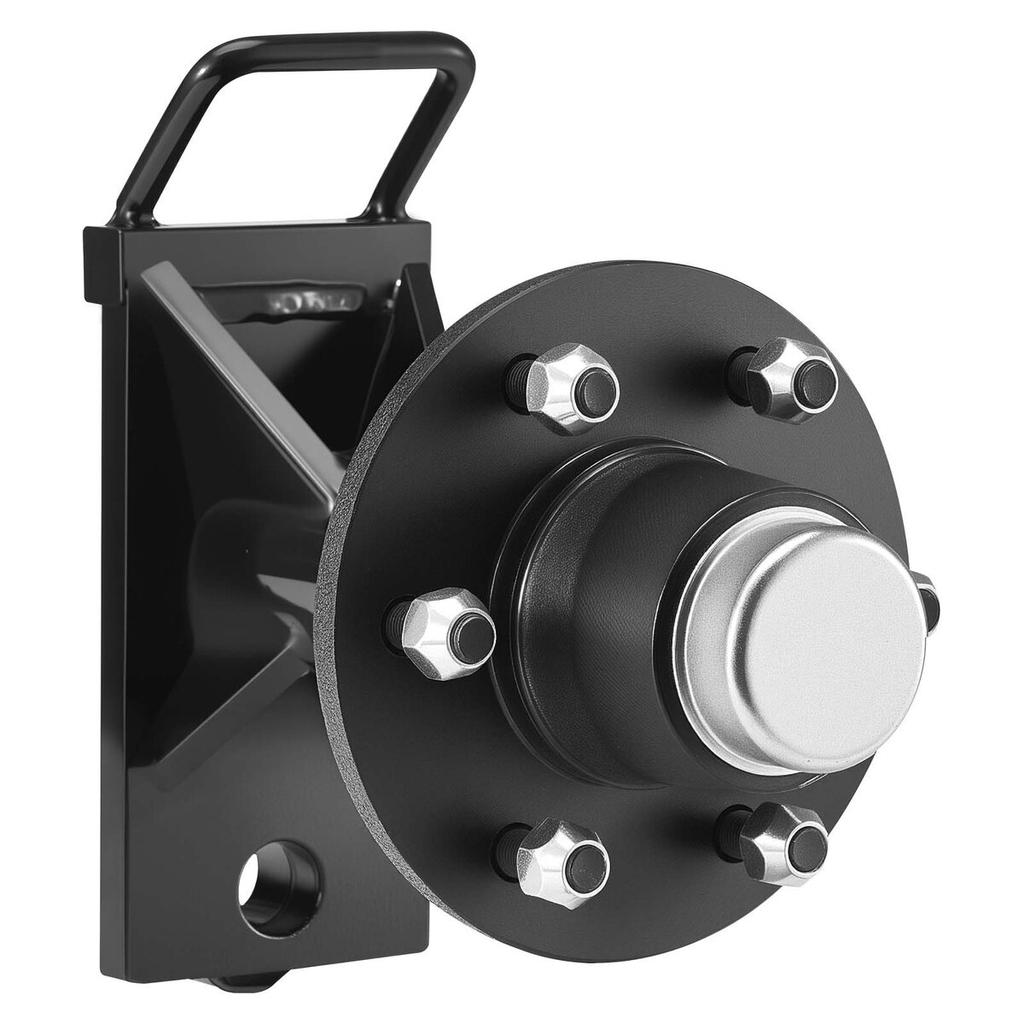 Shipping Container Wheels 6-Lug Wheels Kit, Heavy Duty Shipping Container Axle with Ratchet Tie Down-Moves 6 m-12 m, Secure Transport for Dock,