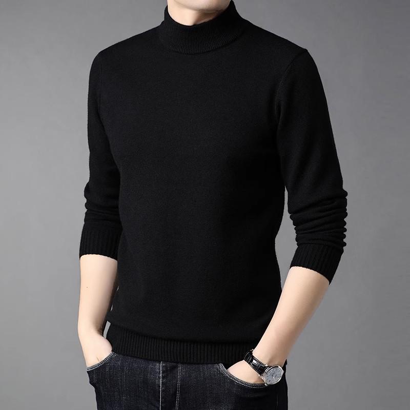 

Ordos Cashmere Men s Thick Half-High Collar Winter Sweater - Mid-Age, Machine Washable. 165M (100-120 lbs recommended)
