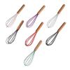 Silicone & Wood Whisk Set