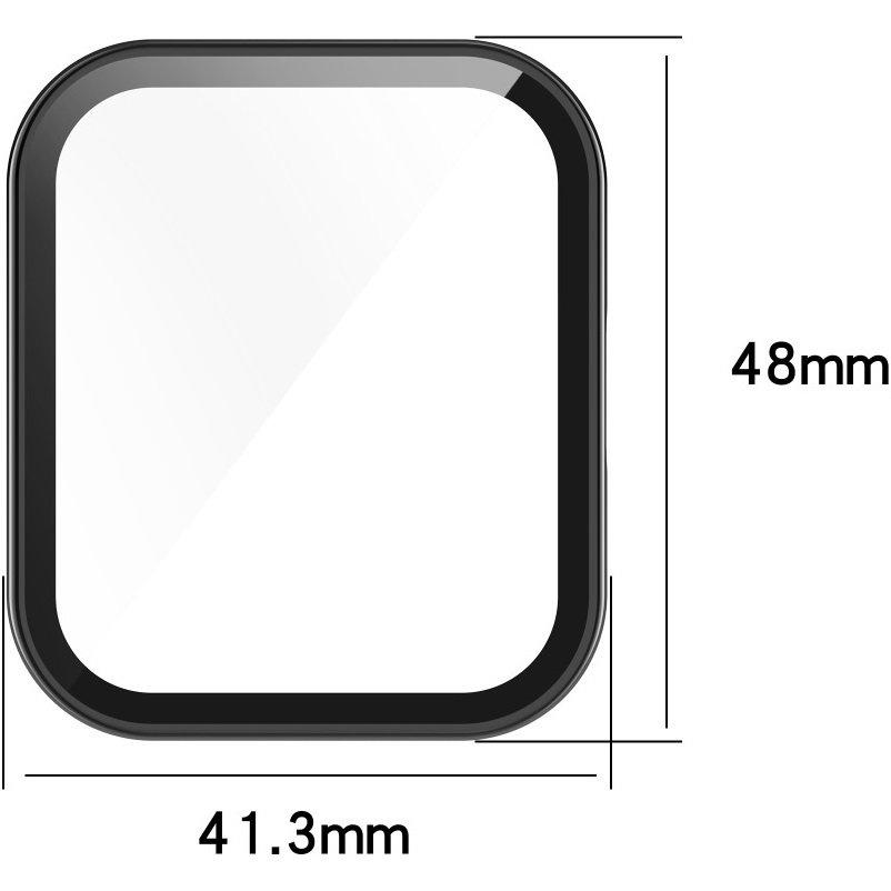 2-in-1 Case with Built-in Tempered Glass for Realme Watch 2 Pro, Black
