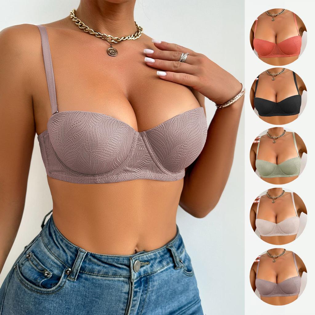 European and American Style Underwire Push-up Bras with Sexy Backs and Lace To Prevent Sagging