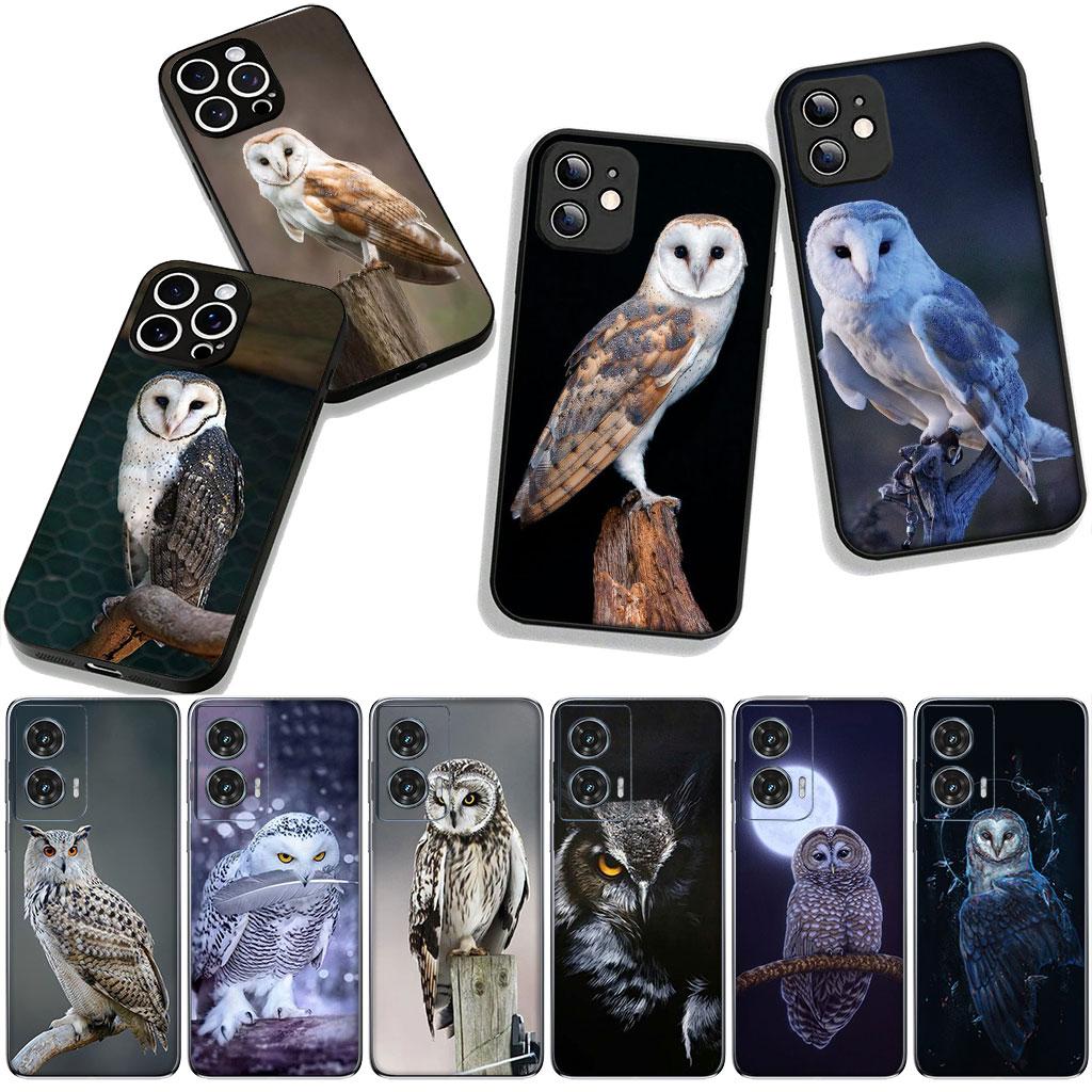 Cover for Apple iPhone 16 15 14 Plus 13 12 Mini 17 Pro Max + ProMax 16E Air 16+ 15+ Coque Phone Case Bird Owl Cute