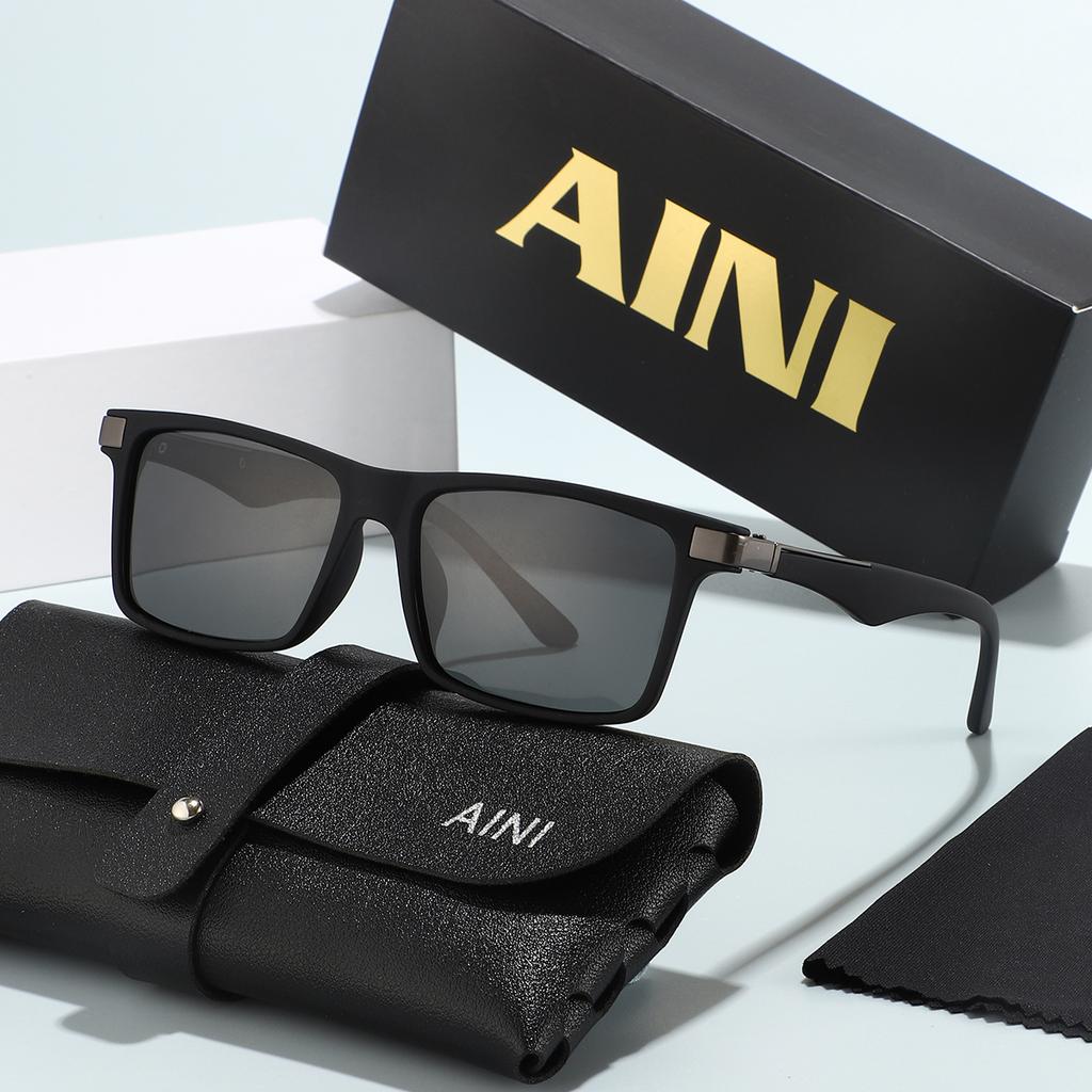 Men's European American Retro Polarized Sunglasses Fashionable Summer UV Protection Sun Shading Versatile Trendy Eyewea