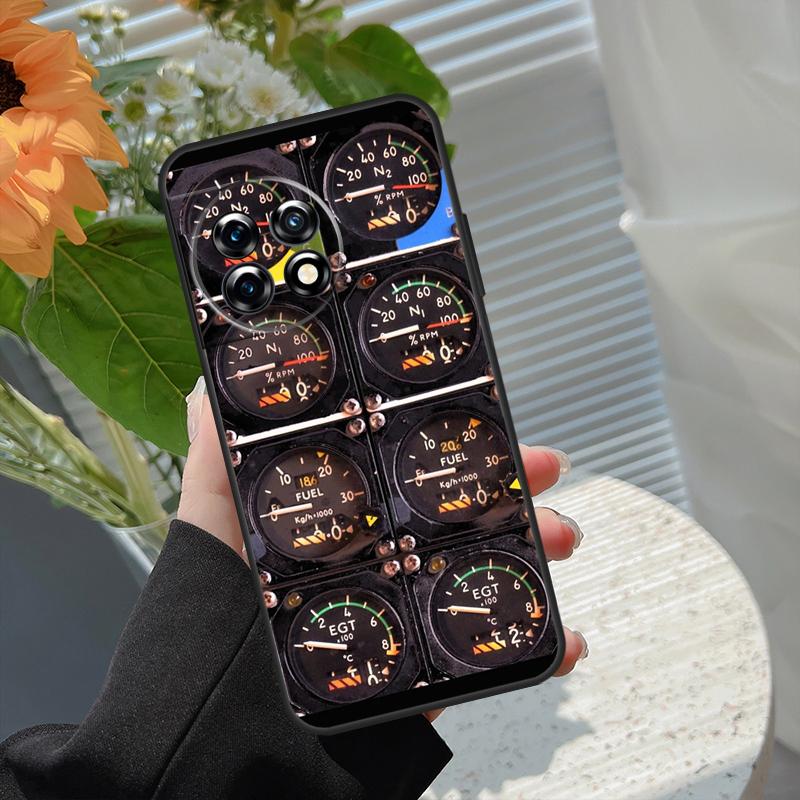 

Aviation Aeroplane Pilot Cockpit Case For OnePlus Nord 5 CE 2 3 4 Lite N10 N20 N30 OnePlus 13R 13 12 11 10 13s 10T 12R Cover OnePlus 12