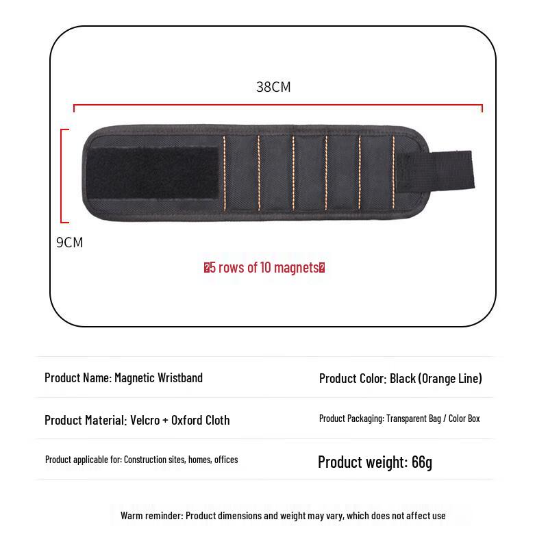 WEZHO Magnetic Tool Wristband Set
