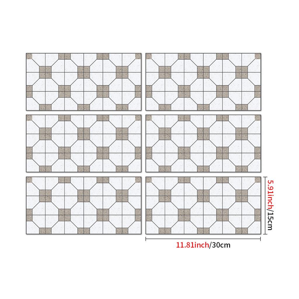 25Stlye Marble Simulated Brick Pattern Wall Sticker Self-adhesive Waterproof Room Decoration Sticker Wall Decoration