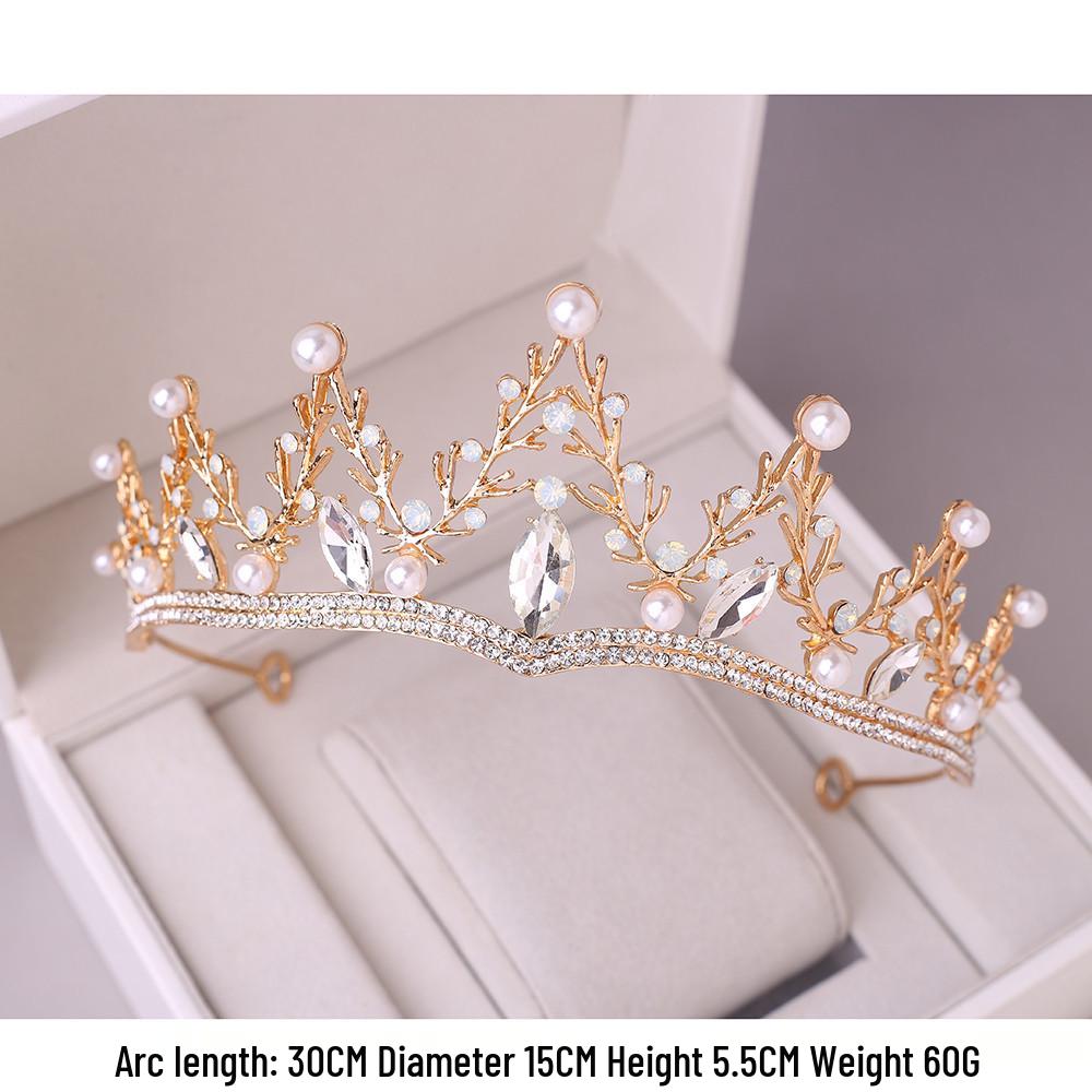 Princess Birthday Crown Headband for Girls – Elegant Hair Accessory for Performances and Special Occasions